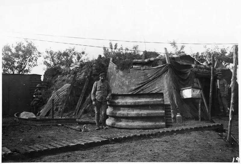 1917.09, Un poste de secours dans le secteur de Fauquissart