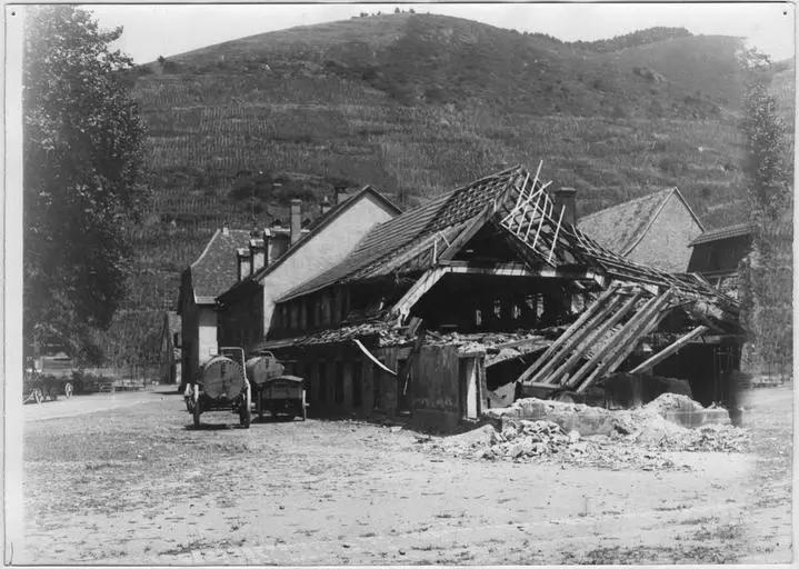 1915.06.24, Bâtiment industriel, Coin d'usine démolie