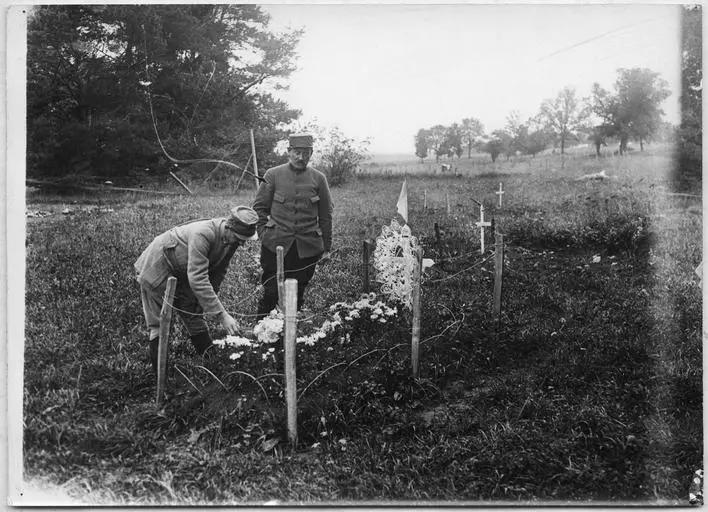 Tombe d'un soldat français