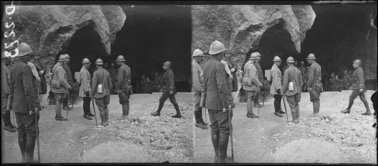 1916.07, Le général Humbert en tournée d'inspection sur le front de la 3ème armée