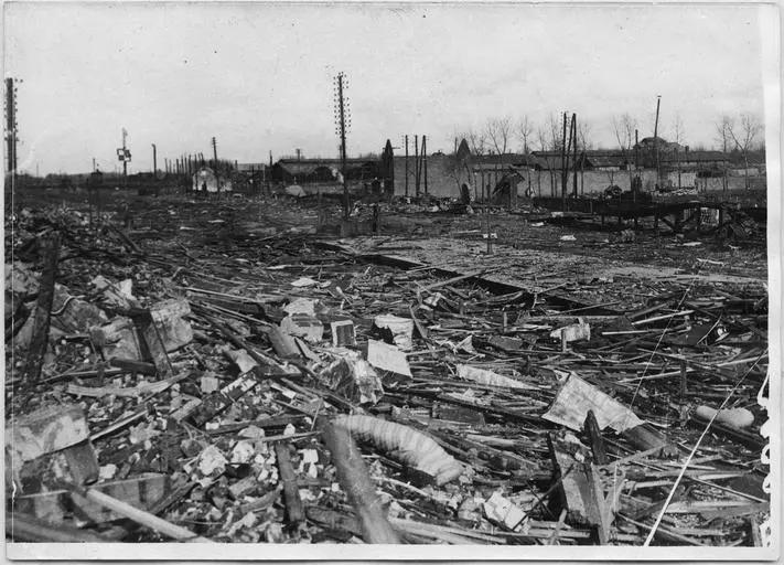 1917.03.30, Gare, Destructions