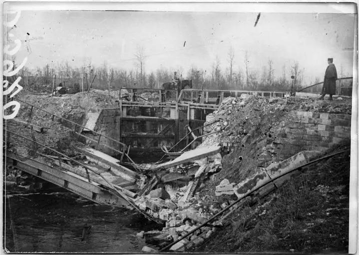 1917.04.03, Pont, Le pont détruit