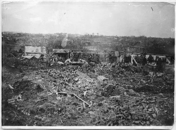 1917.04.05, Panorama sur les dévastations