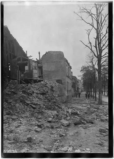 Destructions boulevard de l'hôpital