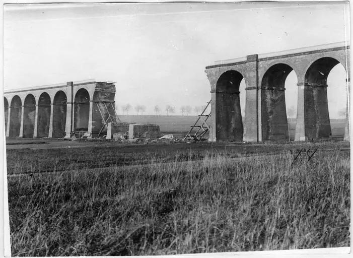 1918.07, Viaduc, Le viaduc d'Altkirch détruit par les Allemands