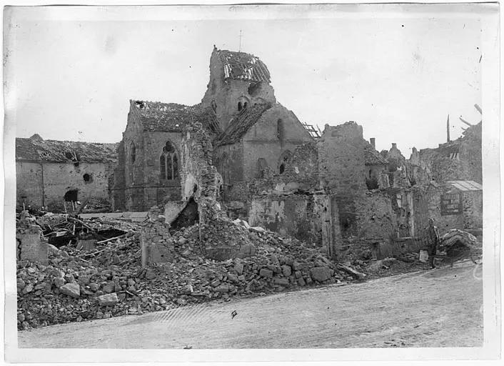 Vue d'ensemble des ruines