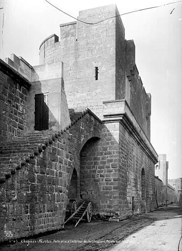 Remparts;Porte des Moulins, Façade sud, intérieur