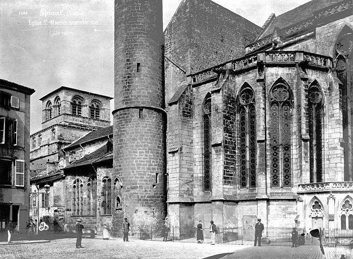 1887.07, Eglise Saint-Maurice, Façade sud