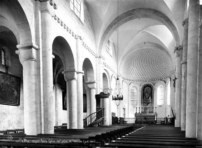 1887.07, Eglise Notre-Dame de Galilée dite Petite église, Vue intérieure de la nef, vers le nord-est