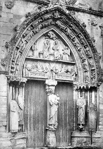 Basilique Notre-Dame-de-Bonne-Garde ; Eglise abbatiale (ancienne), Portail de la façade ouest