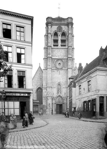 1892, Fort Saint-Sauveur (ancien), Chapelle : Façade ouest et clocher