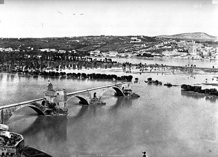 Le Rhône au pont Saint-Bénézet