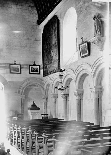 1914 (avant), Eglise Saint-Martin de Namps-au-Val, Arcature de la nef, au nord