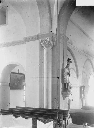 1914 (avant), Eglise, Colonne et chapiteau