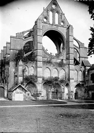 Ruines : façade ouest