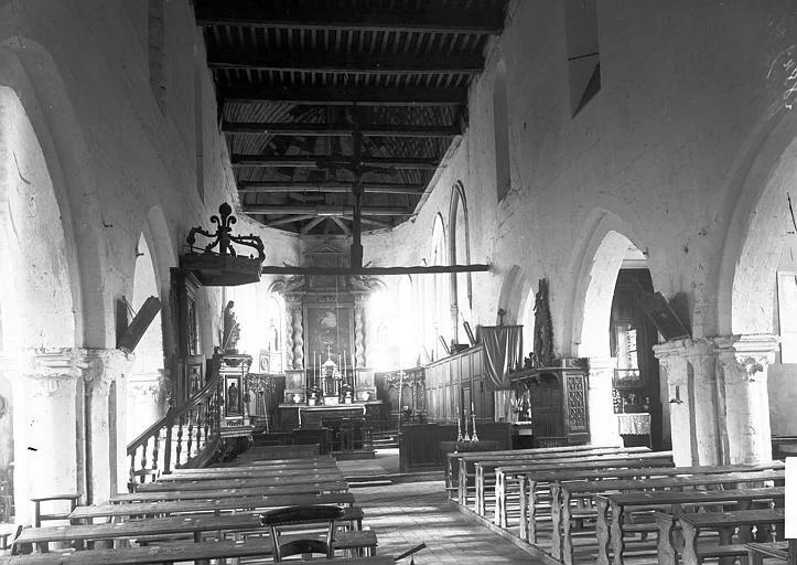 Eglise, Nef vue de l'entrée