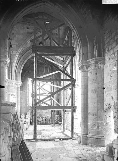 1920, Eglise, Transept, échaffaudage