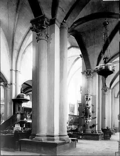 Eglise abbatiale Saint-Gilles, Eglise refaite: intérieur