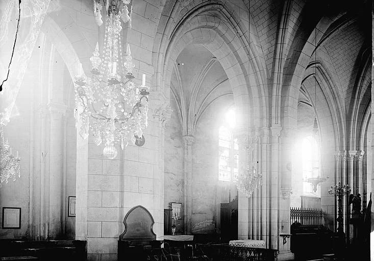 Eglise, Vue diagonale de la nef