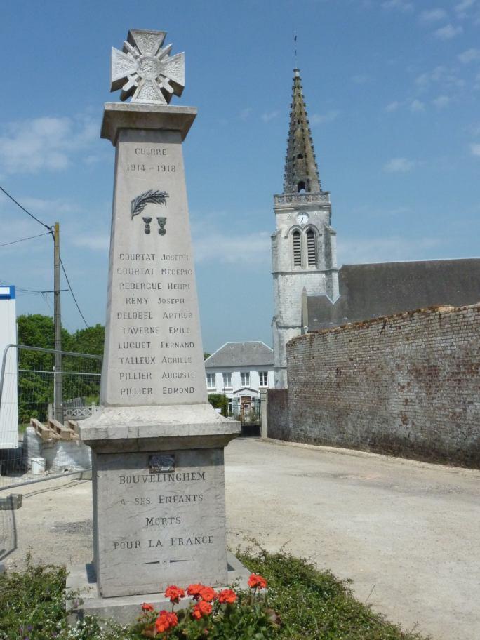 Bouvelinghem monument aux morts