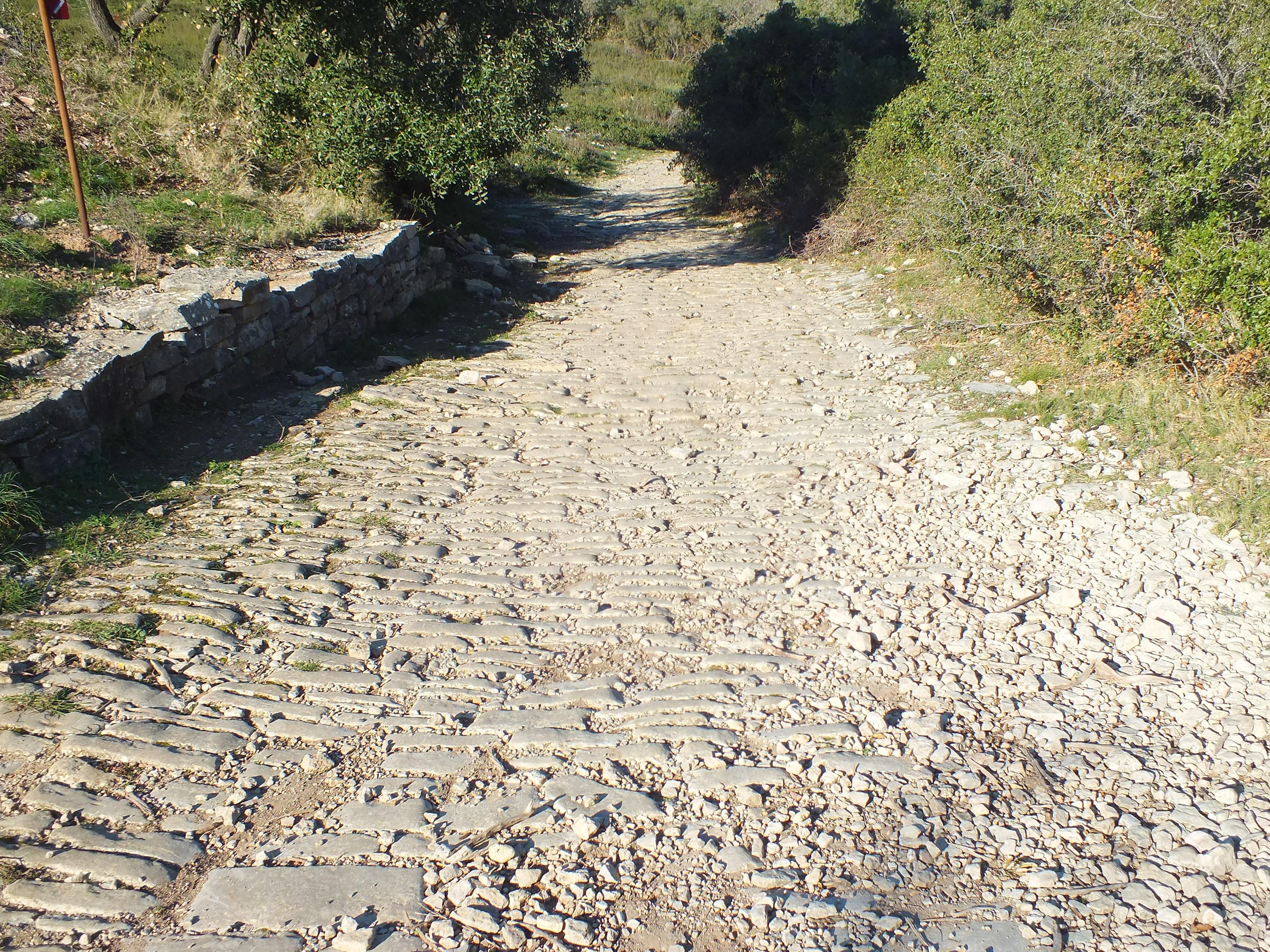 Ambrussum Paved Road from basilica 0399